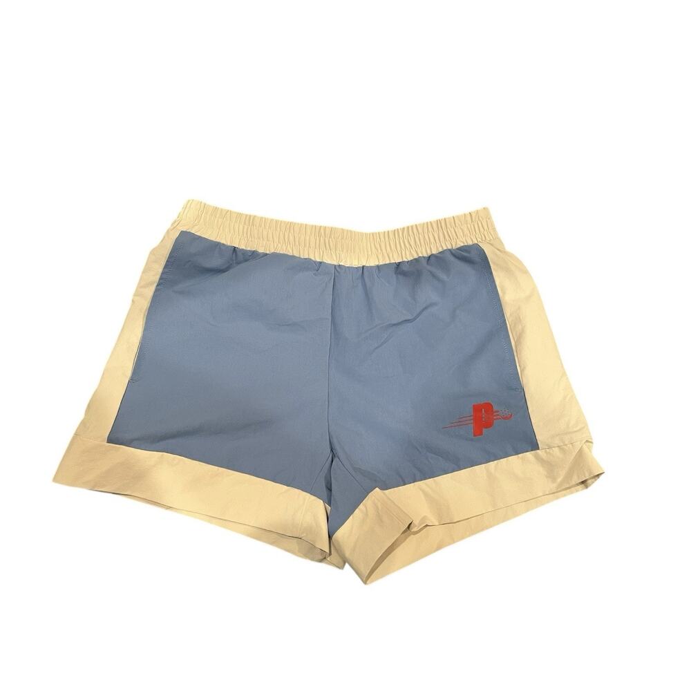 Prince Pickleball Women's Size X-Small Shorts Woven Mid-Rise Blue White Bottoms